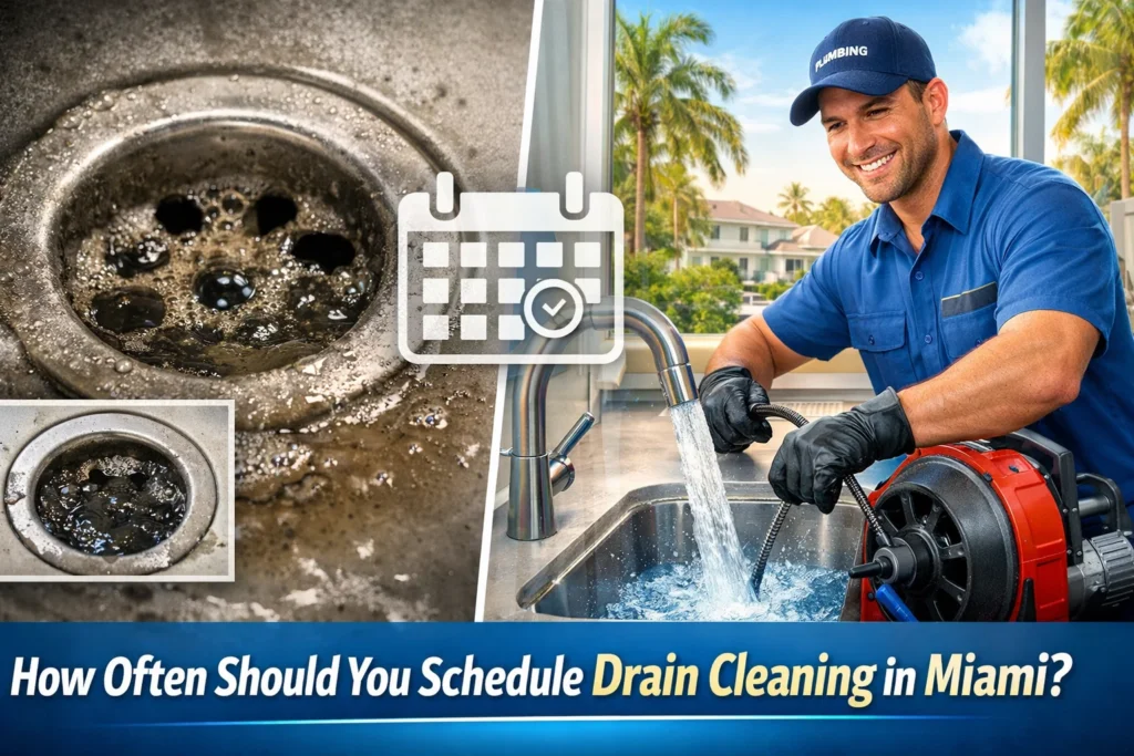 Schedule Drain Cleaning Service in Miami