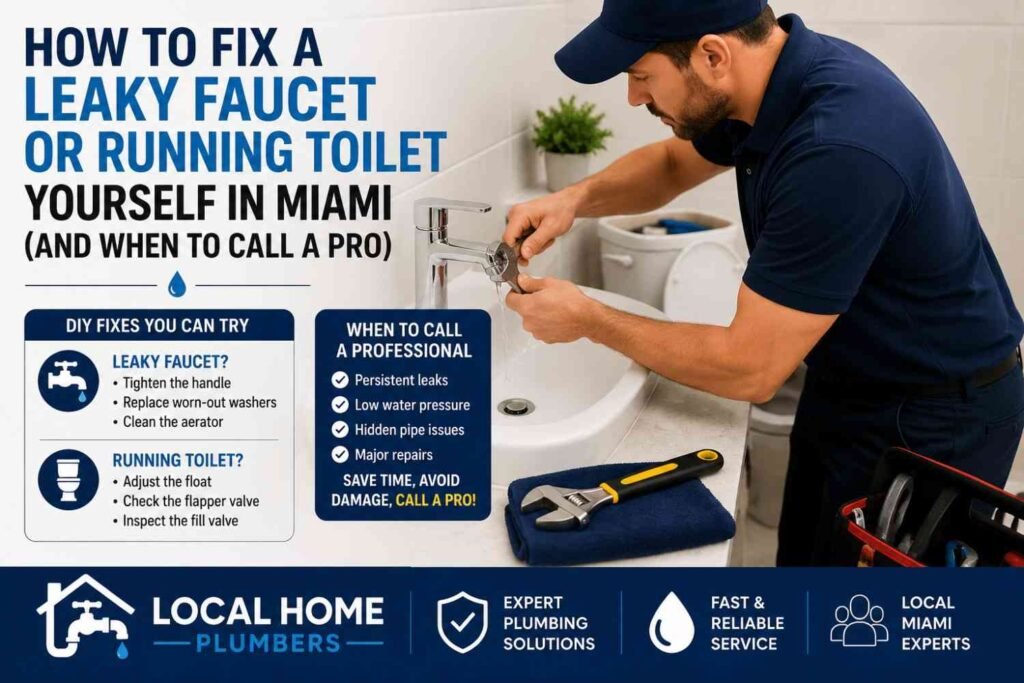 How to Fix a Leaky Faucet or Running Toilet