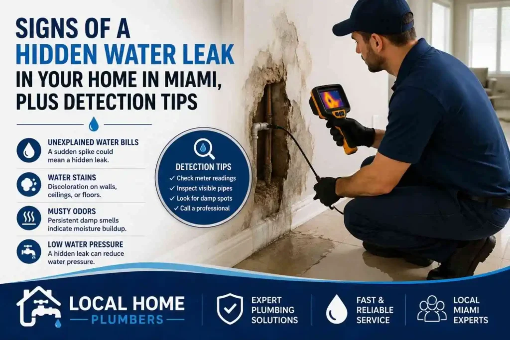 Signs of a Hidden Water Leak in Your Home